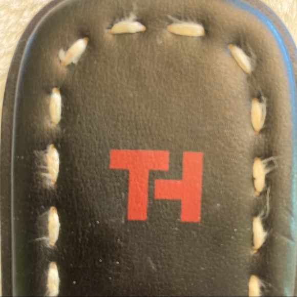 Tommy Hilfiger Black Sandal Slides - Picture 6 of 9